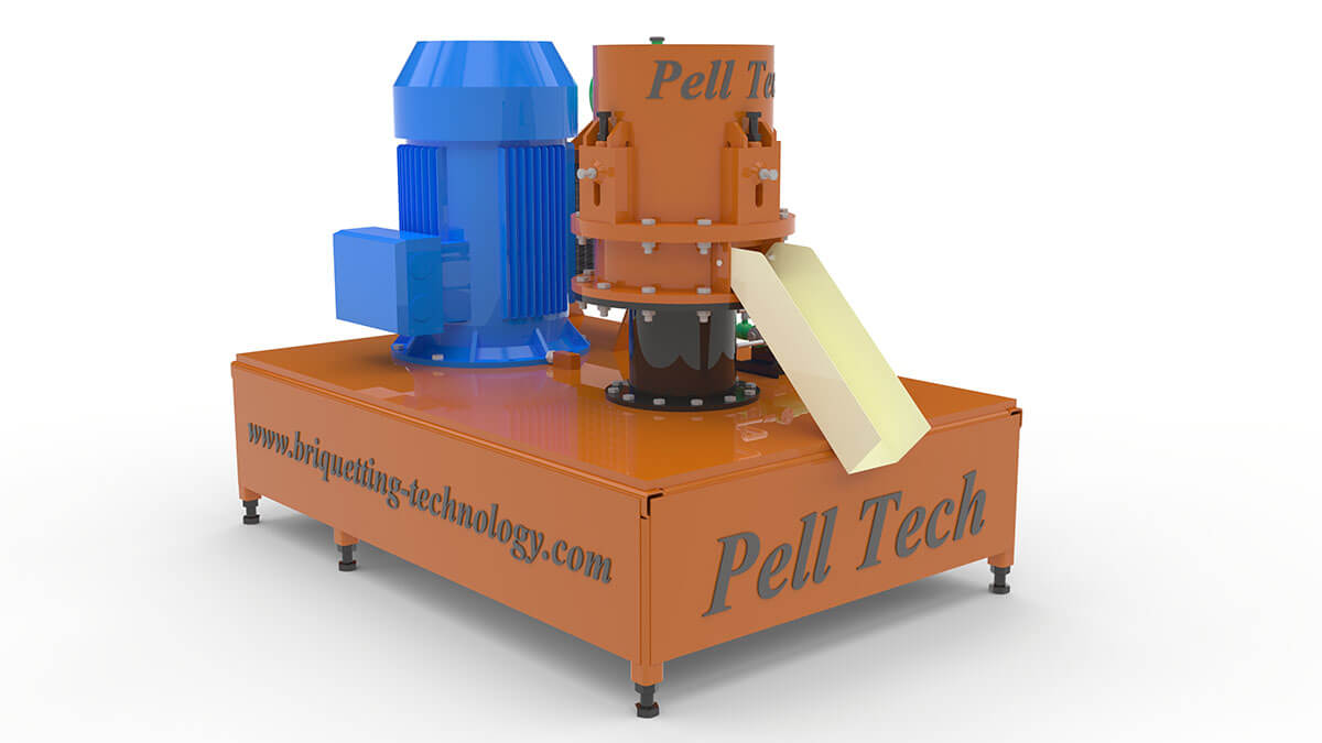 Masina presa peleti rumegus paie PellTech model: GFD-0.2 Fermier