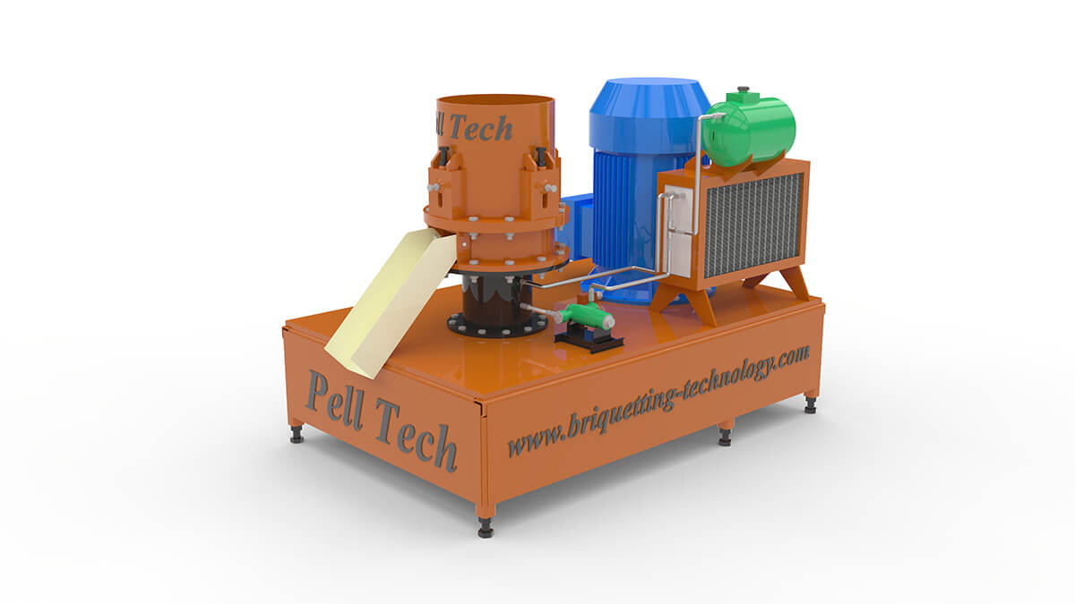 Masina presa peleti rumegus paie PellTech model: GFD-0.4 Fermier