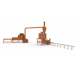 linie brichetare paie 400-600 kg-ora