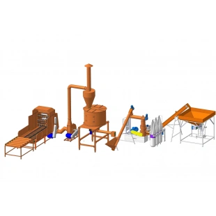 Linie Productie Peleti 350 - 500 Kg/Ora Matrita plana