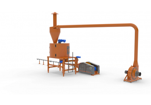 linie brichetare paie 300-400 kg-ora low-cost