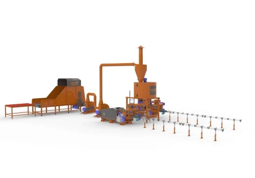 linie brichetare biomasa 1200-1600 kg ora