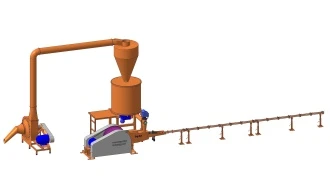 linie brichetare paie 300-400kgora