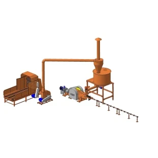 linie brichetare paie 400-500kgora