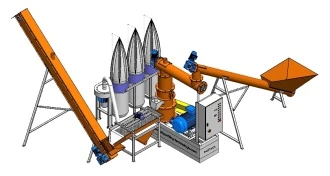Minicomplex presa peleti rumegus paie 